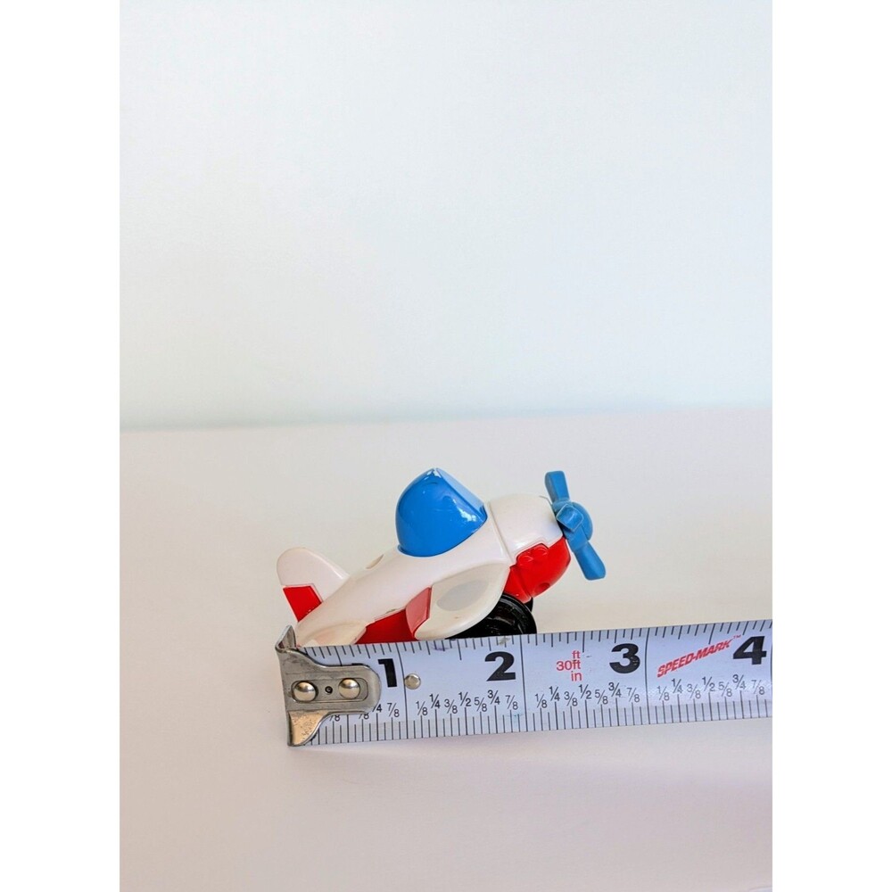 Vintage FISHER PRICE Propeller Plane Airplane for 1992 Flip Track Road Rail Set - Picture 9 of 9